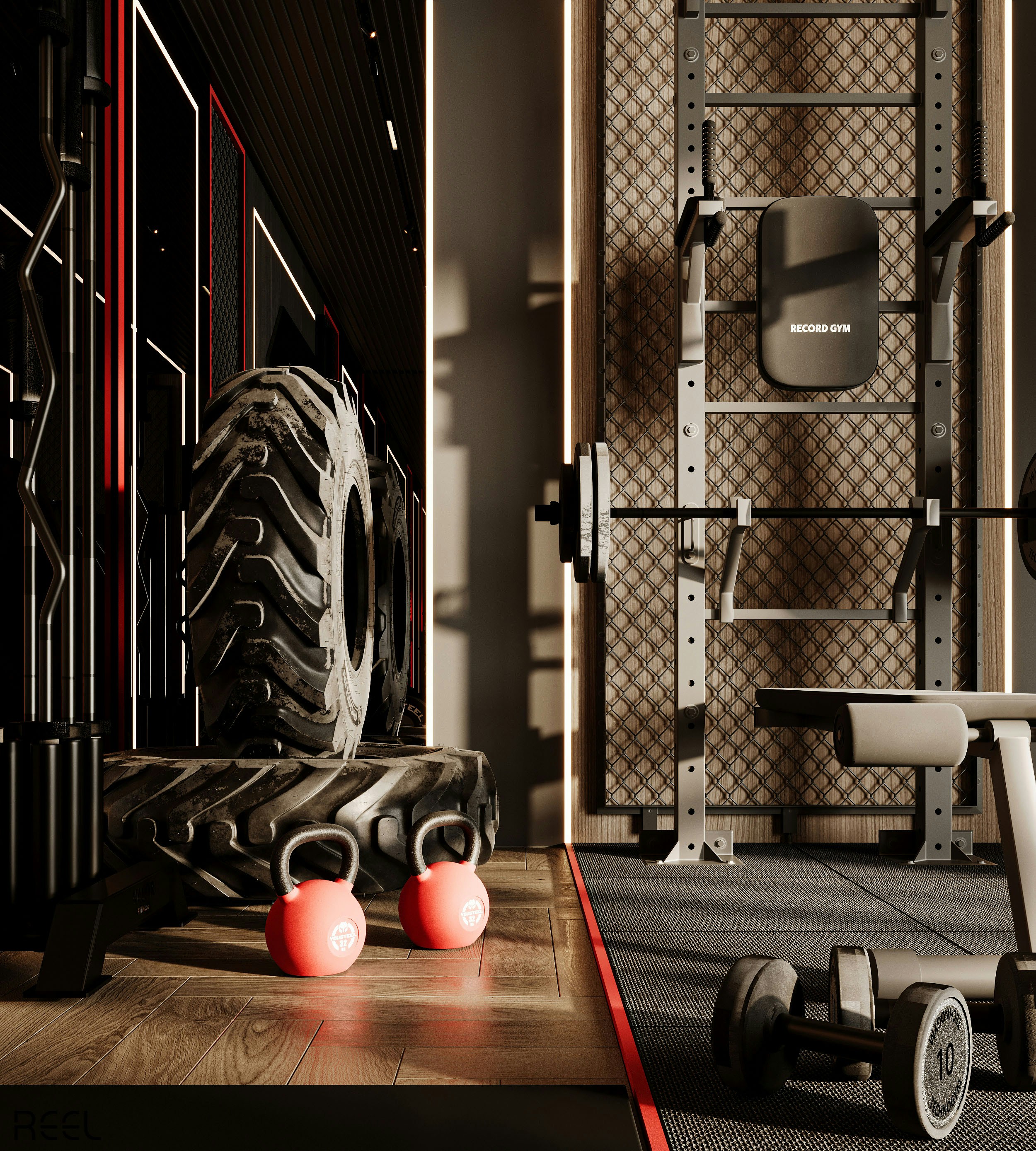 A ONE GYM training facility interior